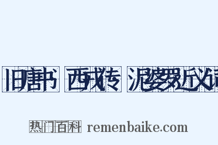 旧唐书·西戎传·泥婆罗近义词是什么意思的图片